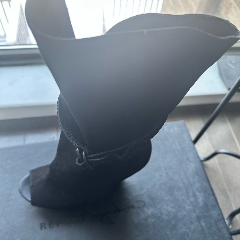 SOLD Report Black Heeled Boots